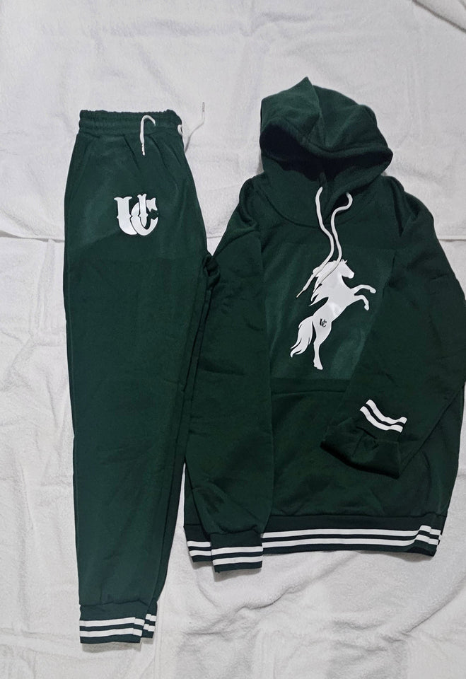 UC Sweatsuits Green & White
