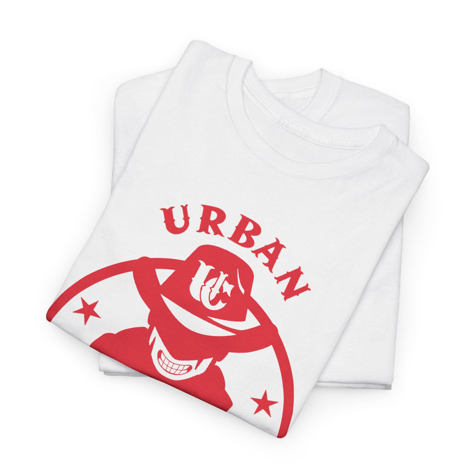 Urban Cowboy Yeehaw White & Red