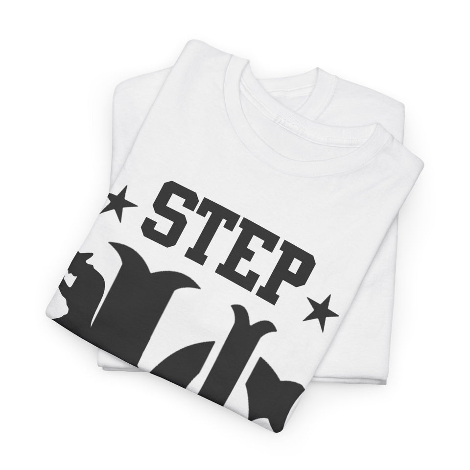 UC Step Better White & Black Tees