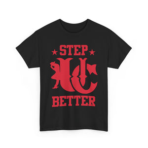 UC Step Better Black & Red Tees
