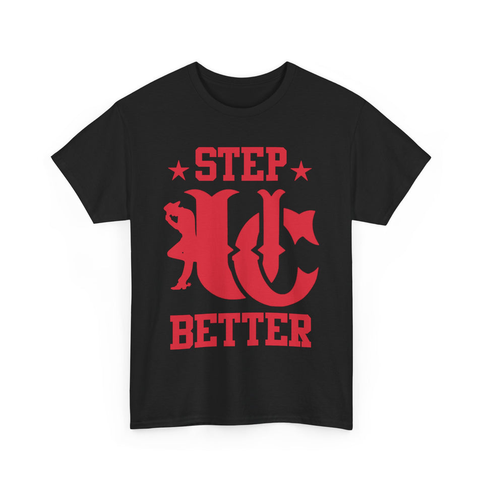 UC Step Better Black & Red Tees