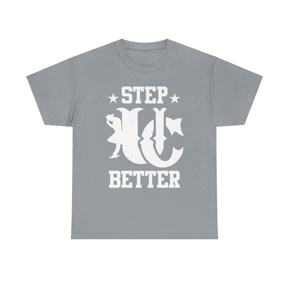 UC Step Better White & Grey Tees