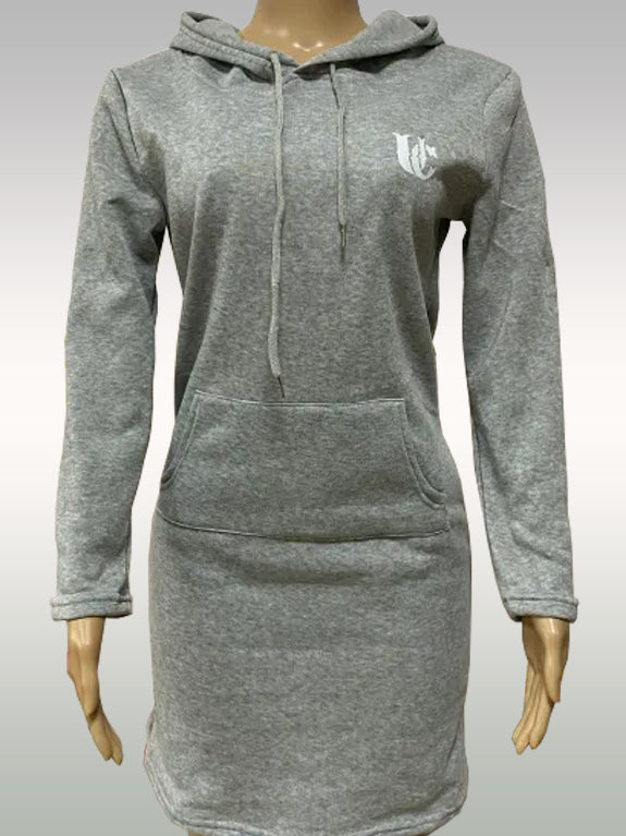 UC Long Sleeve Hooded Dress