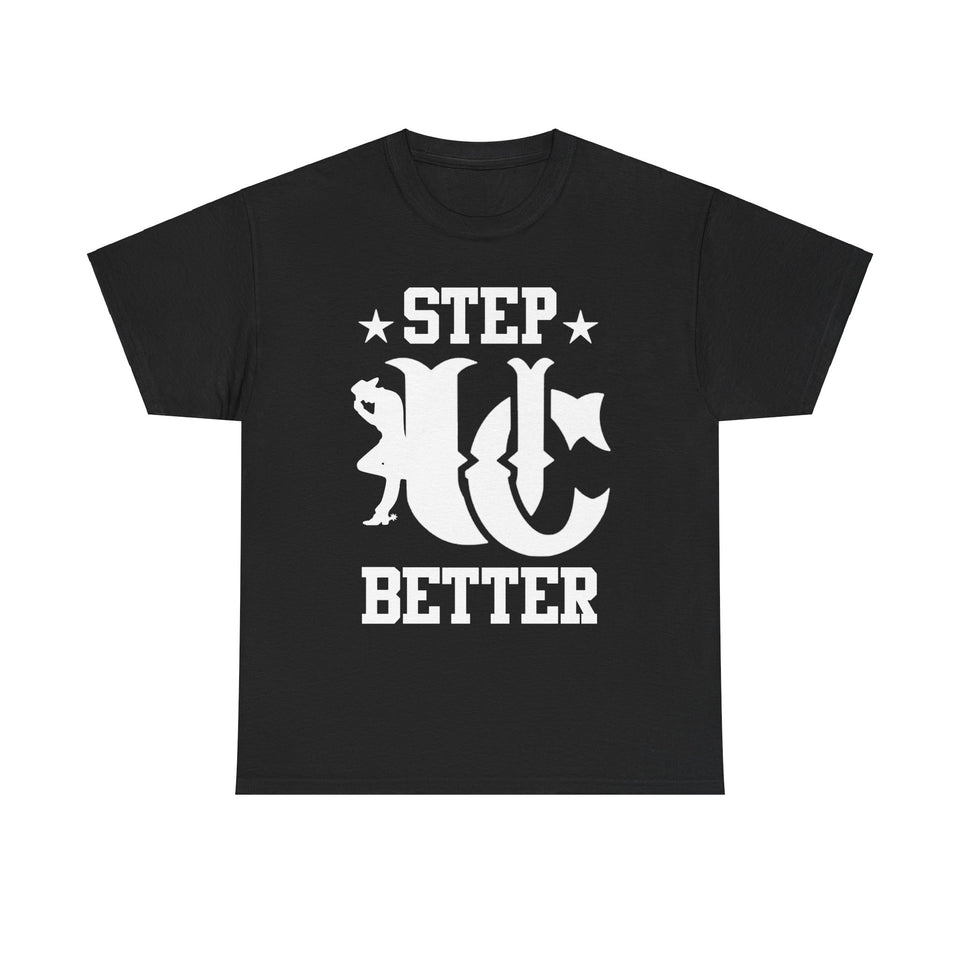 UC Step Better Black & White Tees